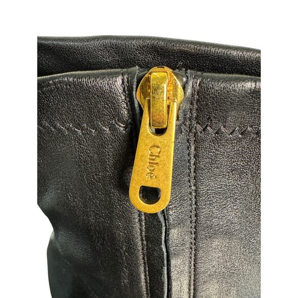 Chloe NIB Ambre Ankle Boots in Black Size 40 - Picture 5 of 11